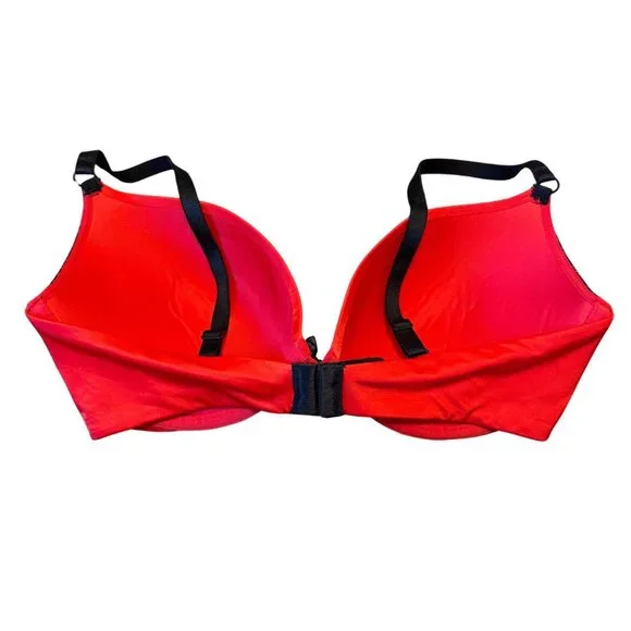 Victoria’s Secret Very Sexy Push-Up Bra | Red & Black Lace | Size 36D - Picture 4 of 7